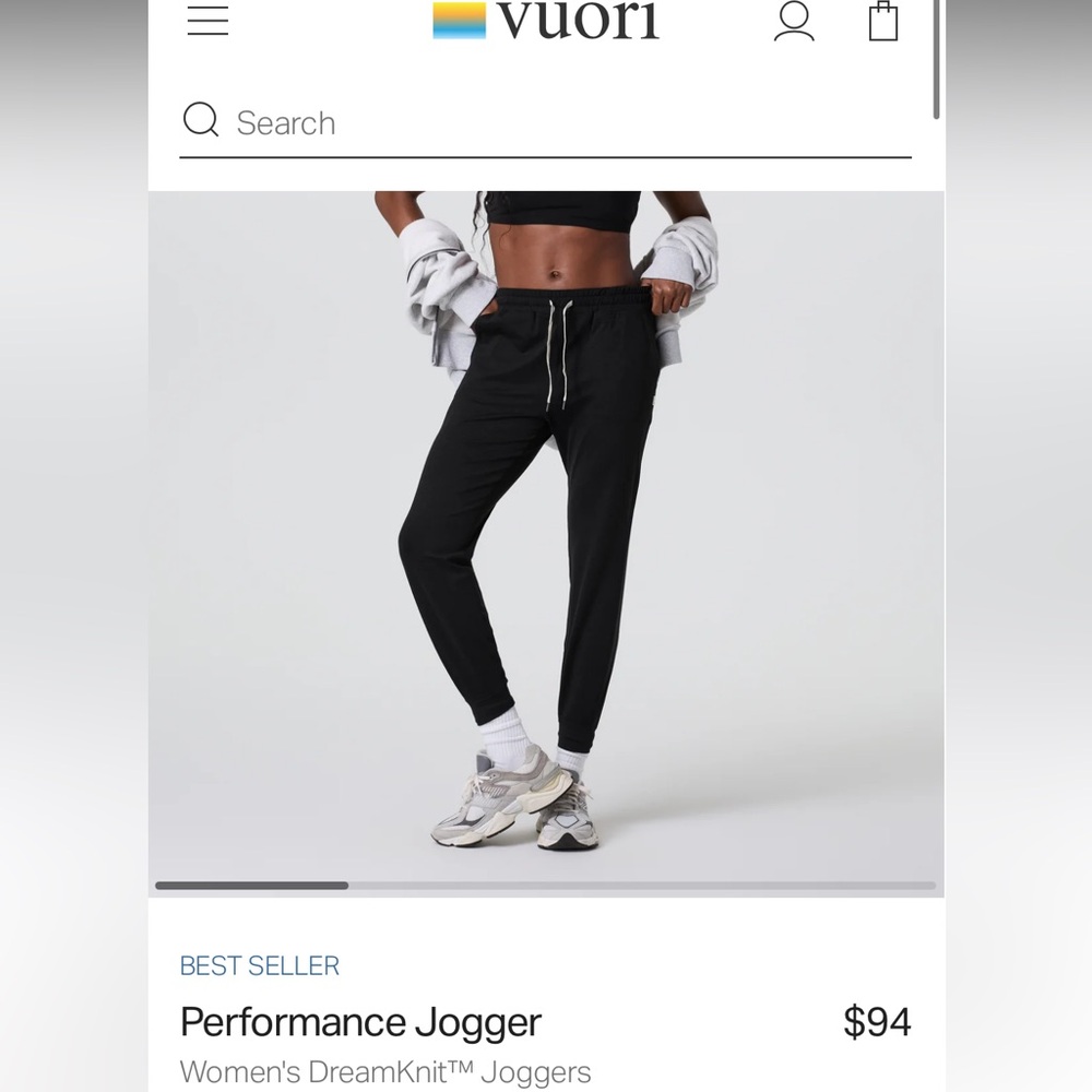 Vuori Performance Jogger - women’s size M